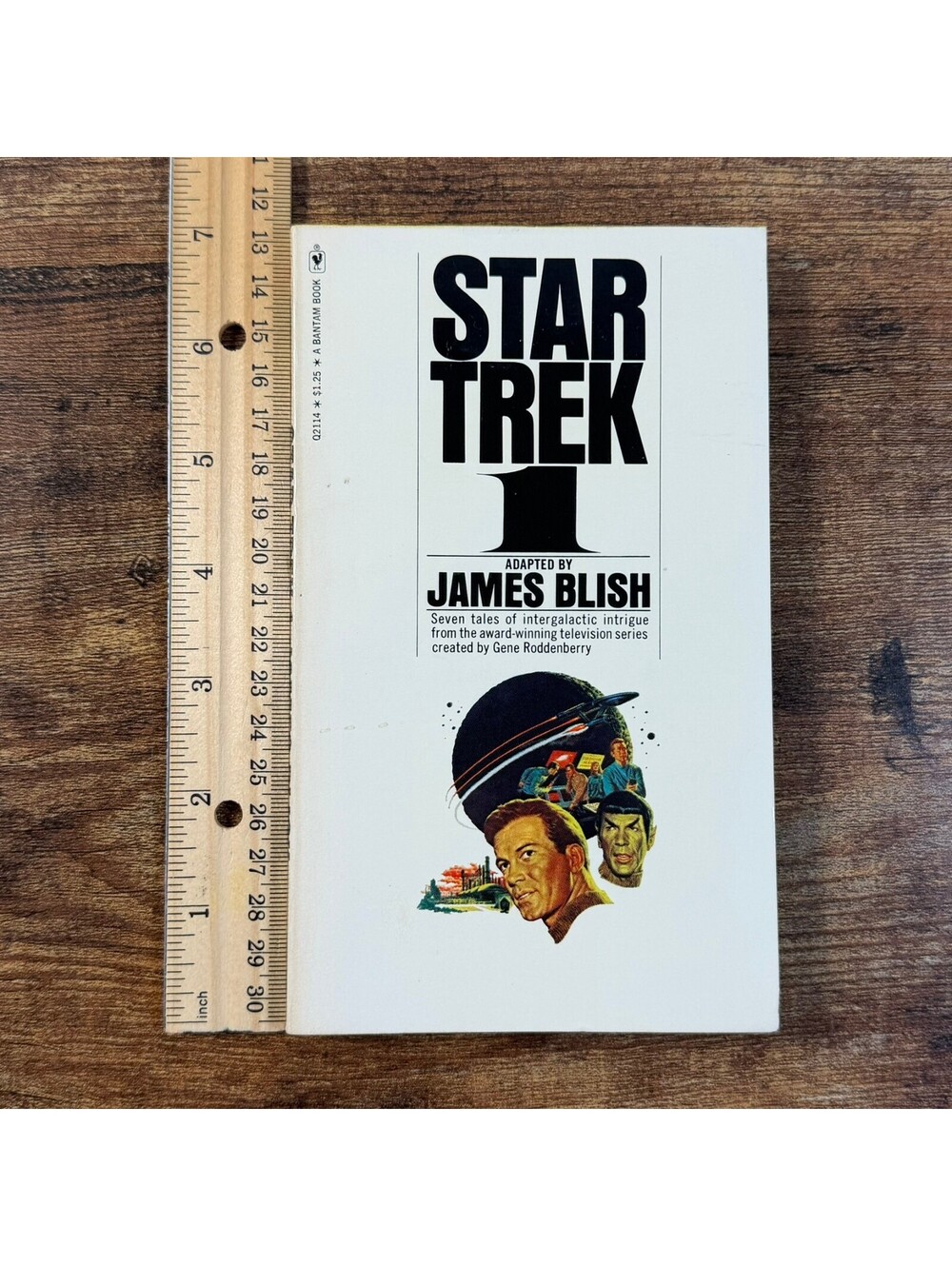 Vintage Star Trek 1 Paperback James Blish Bantam Books Kirk Spock TOS Stories